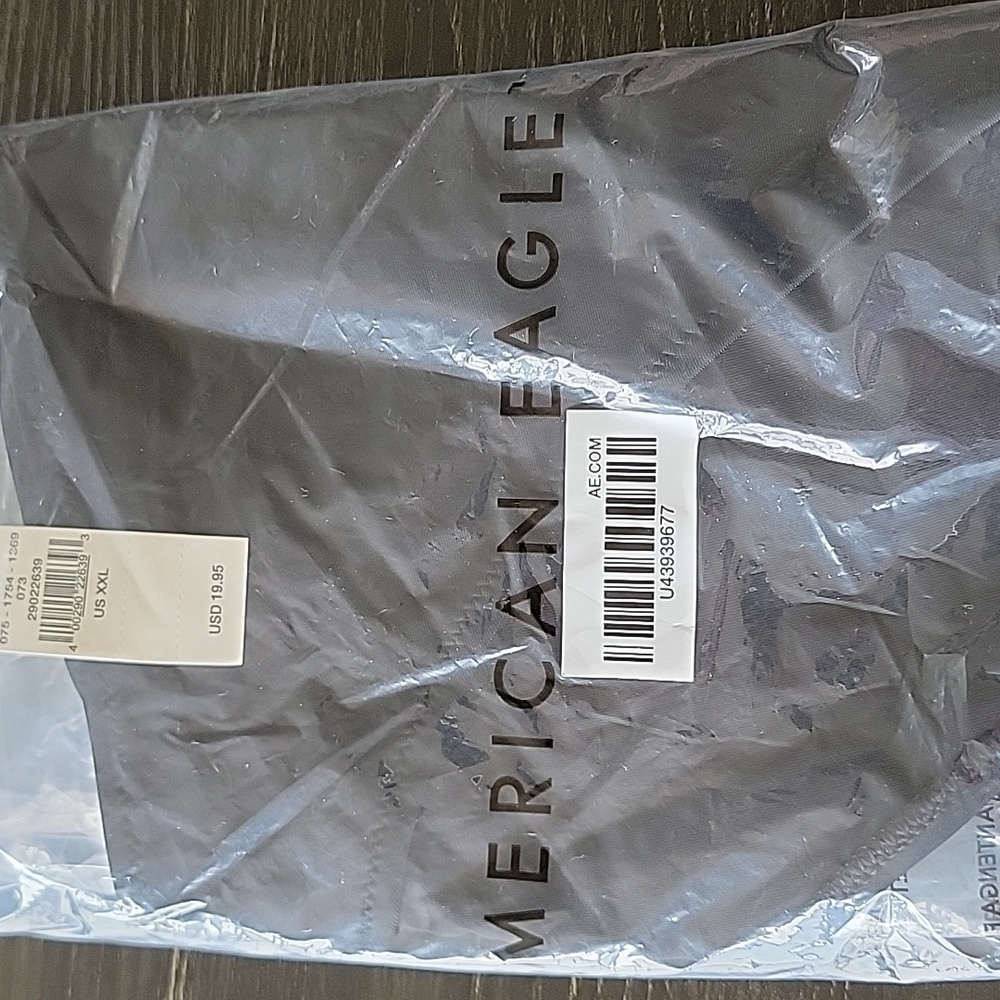 BOGO NWT Aerie OG Cheeky Bikini Bottom True Black Size XXL - Picture 4 of 5